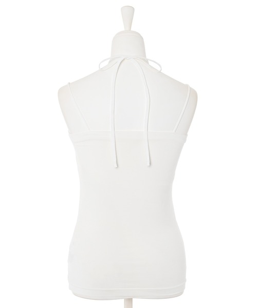 Narcissus（ナルシス）の「チョーカーキャミソール/カップ付き《動画あり》（キャミソール・レディース・ホワイト/ブラック・FREE）」の13枚目の写真