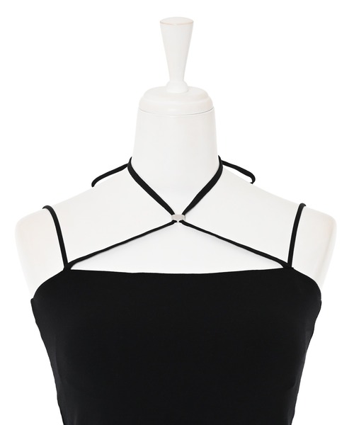 Narcissus（ナルシス）の「チョーカーキャミソール/カップ付き《動画あり》（キャミソール・レディース・ホワイト/ブラック・FREE）」の10枚目の写真