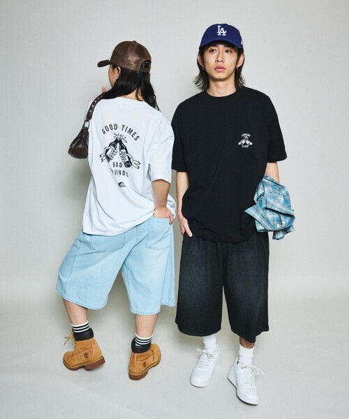 order ルーズデニム ハーフパンツ ヴィンテージ ショーツ 新品 XL