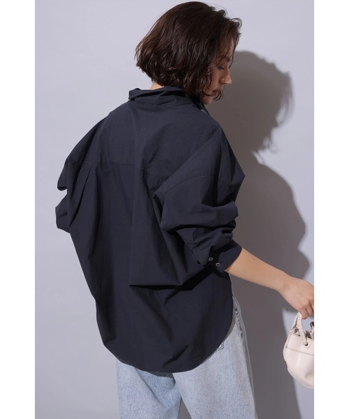 Arpege story(アルページュストーリー)の「スキッパーシャツ(シャツ/ブラウス・レディース・ライトイエロー/ホワイト/ネイビー・1/2)」の19枚目の写真