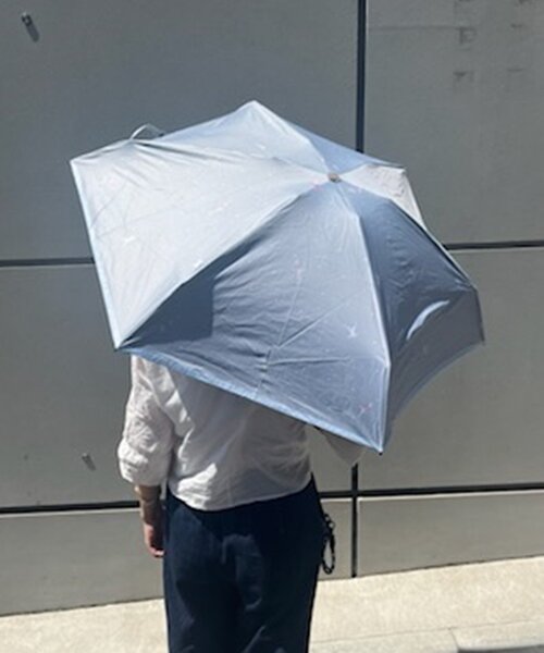 BIRTHDAY BAR（バースデイバー）の「MINICOLOアンブレラ　ボールスポーツ　晴雨兼用折りたたみ傘（折りたたみ傘・レディース・グレー/ブラック・0）」の5枚目の写真