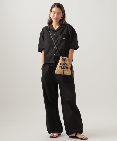 BAYFLOW（ベイフロー）の「パッチロゴペーパーミニショルダー（ショルダーバッグ・レディース・ブラック/ブラウン・FREE）」の5枚目の写真