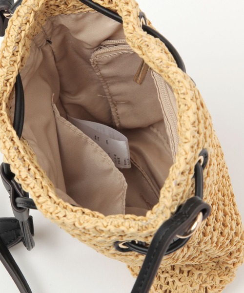 BAYFLOW（ベイフロー）の「パッチロゴペーパーミニショルダー（ショルダーバッグ・レディース・ブラック/ブラウン・FREE）」の16枚目の写真