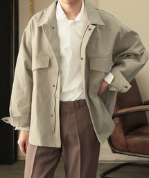 LASOA（ラソア）の「ダブルポケットオーバージャケット/L00033（ミリタリージャケット）」