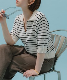 「URBAN RESEARCH ROSSO WOMEN」 半袖ニット 1 ベージュ系その他 レディース URBAN RESEARCH ROSSO WOMEN」 半袖ニット 1 ホワイト