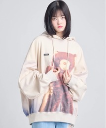 美品☆ニットパーカー・上質コットン・フリーサイズ☆リトルサニーバイト☆素敵☆ Little sunny bite|リトルサニーバイトのパーカー(ブランド