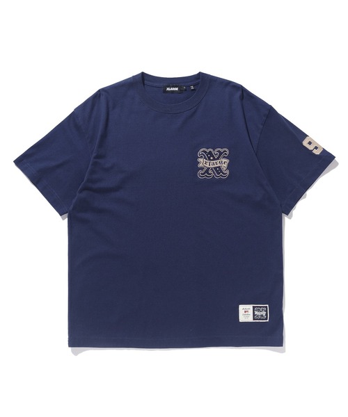 XLARGE（エクストララージ）の「XL BASEBALL S/S TEE（Tシャツ/カットソー・メンズ・ネイビー/ホワイト/ブラック・M/S/L/XL）」の3枚目の写真