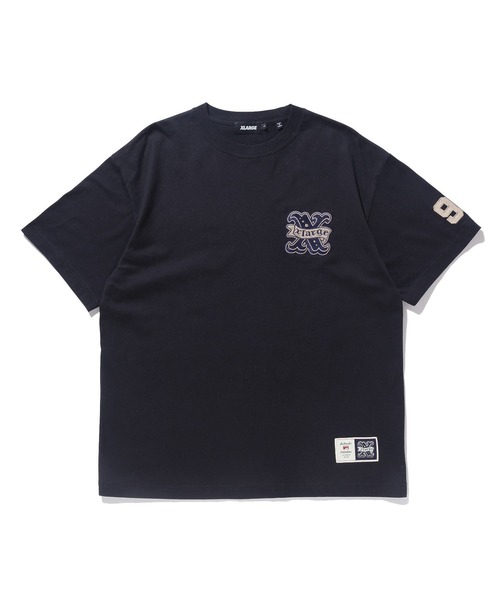 XLARGE（エクストララージ）の「XL BASEBALL S/S TEE（Tシャツ/カットソー・メンズ・ネイビー/ホワイト/ブラック・M/S/L/XL）」の2枚目の写真
