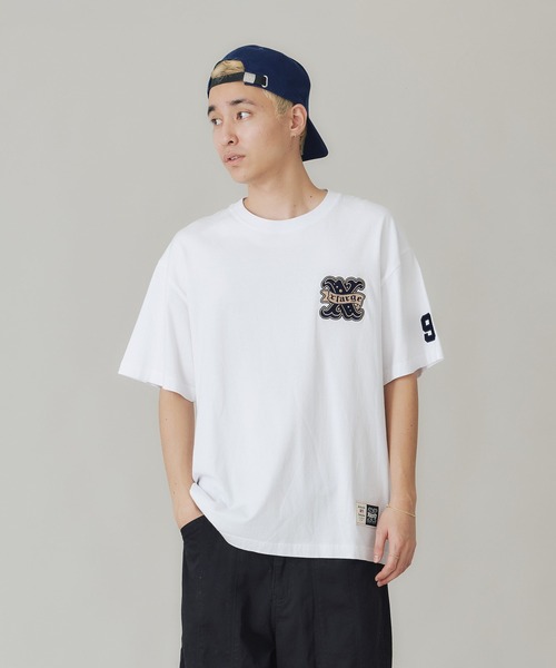 XLARGE（エクストララージ）の「XL BASEBALL S/S TEE（Tシャツ/カットソー・メンズ・ネイビー/ホワイト/ブラック・M/S/L/XL）」の4枚目の写真
