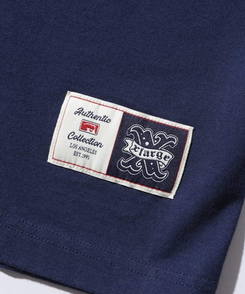 XLARGE（エクストララージ）の「XL BASEBALL S/S TEE（Tシャツ/カットソー・メンズ・ネイビー/ホワイト/ブラック・M/S/L/XL）」の9枚目の写真