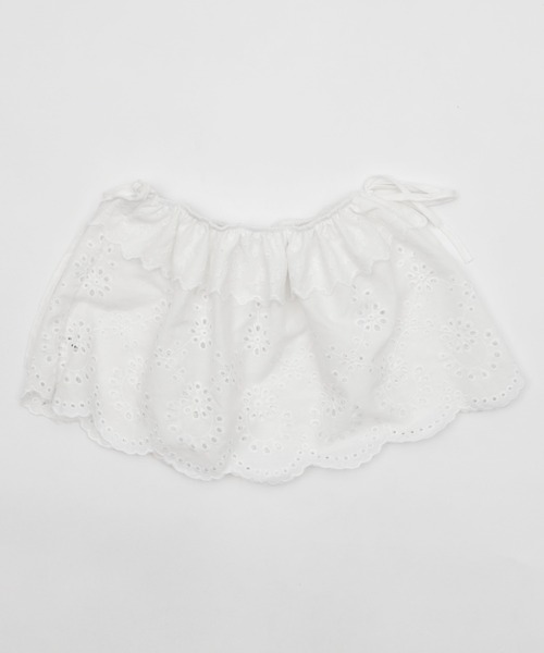 WEGO（ウィゴー）の「WEGO/エンブロレースリボンスカート（スカート・レディース・ホワイト・FREE）」の5枚目の写真