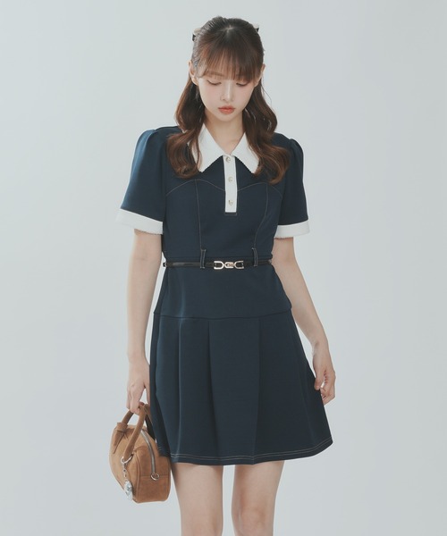 ワンピース LAUREL CLASSIC POLO DRESS レトロクラシックポロワンピース / Retro classic polo onepiece