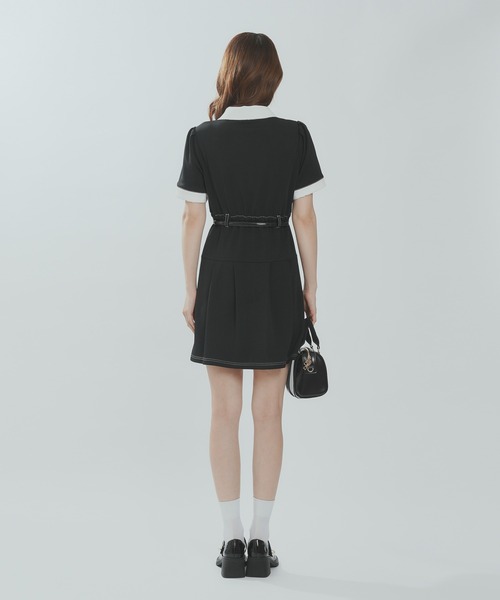 レトロクラシックポロワンピース / Retro classic polo onepiece