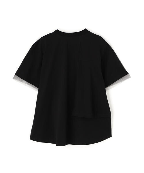 AULA AILA(アウラアイラ)の「AULA AILA(アウラ アイラ)別注メッシュコンビネーションT(Tシャツ/カットソー・レディース・ホワイト/ブラック・0)」の16枚目の写真