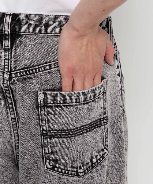 HARE（ハレ）の「ワイドダメージデニムパンツ(HARE)（デニム