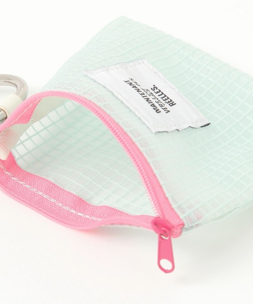 LEPSIM(レプシィム)の「カラビナメッシュポーチ 328064(ポーチ・レディース・ブラック/ライトグリーン/アイボリー・ONE SIZE)」の10枚目の写真