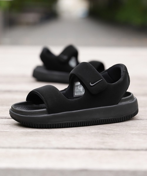 美品 ナイキ W CALM SANDAL FJ6043-001(25cm) Nike Women's Calm Sandals 'Triple Black' (FJ6043-001
