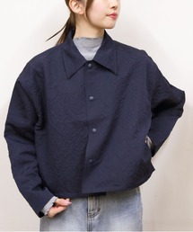 MEYAME（メヤメ）の「MEYAME/メヤメ　フローラルショートコーチジャケット　FLORAL SHORT COACH JACKET（その他アウター）」