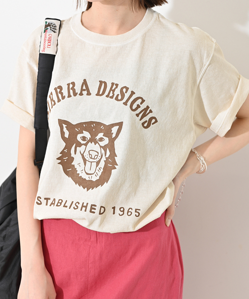 tシャツ Sierra Designs/シエラデザインズ SLOBE別注 DOG TEE レディース セール】Sierra Designs/シエラデザインズ SLOBE別注 DOG TEE（T