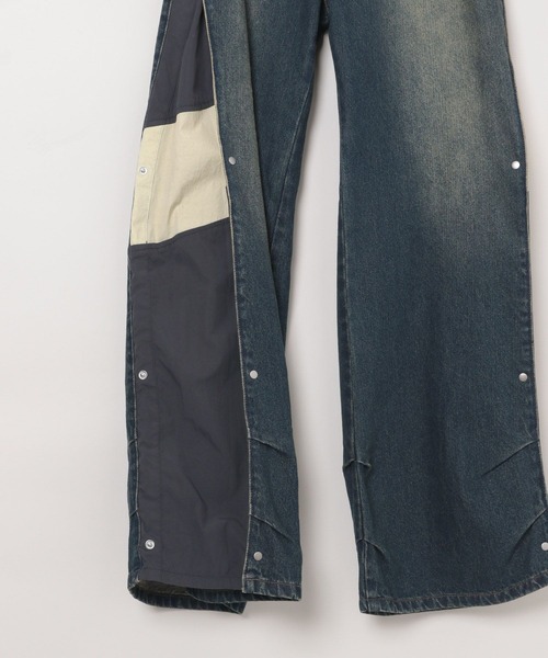 Anui（アニュイ）の「【UNISEX/3サイズ展開】サイドアジャストデニム（デニムパンツ・レディース・ブルー/ブラック・SMALL/MEDIUM/LARGE）」の14枚目の写真