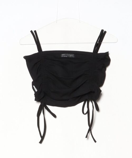 Y/lim（イリム）の「ギャザービスチェキャミ（キャミソール・レディース・オフホワイト/ブラック・M/L）」の22枚目の写真