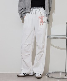 .worksミニ裏毛Wインベルパンツチャーム付
