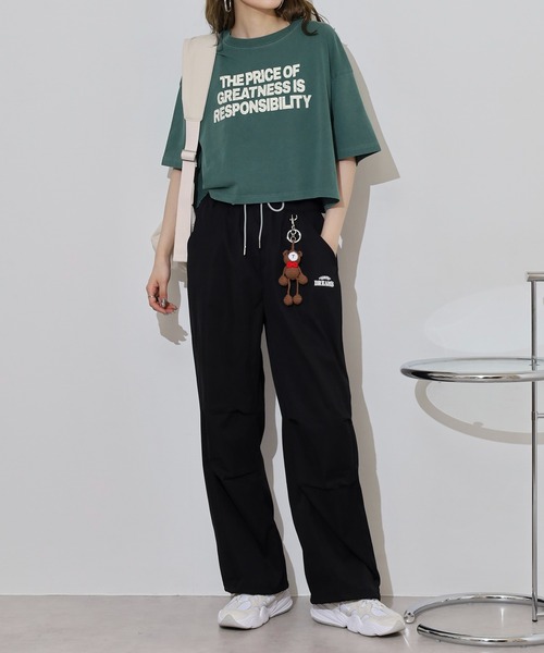 セール】.worksミニ裏毛Wインベルパンツチャーム付（その他