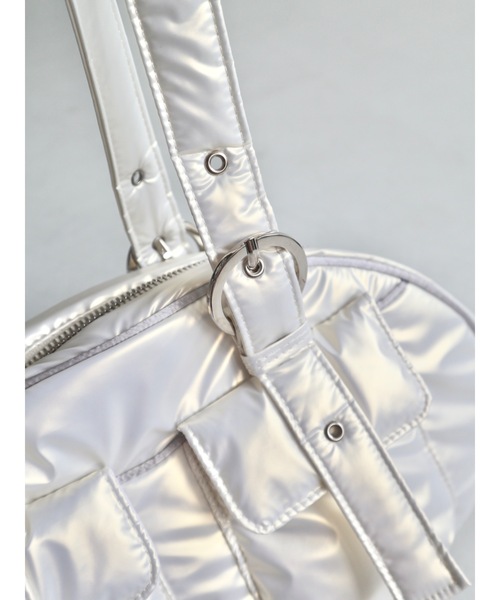 jumelle（ジュメロ）の「【Casselini】ナイロンミニボストン（ボストンバッグ・レディース・オフホワイト/ブラック・FREE）」の22枚目の写真