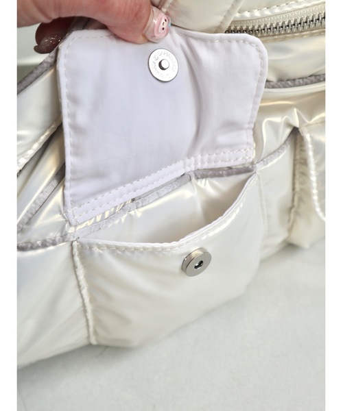jumelle（ジュメロ）の「【Casselini】ナイロンミニボストン（ボストンバッグ・レディース・オフホワイト/ブラック・FREE）」の21枚目の写真
