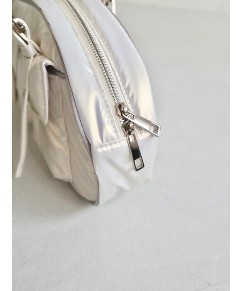 jumelle（ジュメロ）の「【Casselini】ナイロンミニボストン（ボストンバッグ・レディース・オフホワイト/ブラック・FREE）」の19枚目の写真