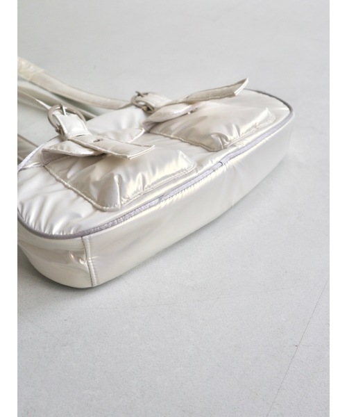 jumelle（ジュメロ）の「【Casselini】ナイロンミニボストン（ボストンバッグ・レディース・オフホワイト/ブラック・FREE）」の18枚目の写真