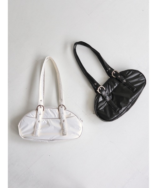 jumelle（ジュメロ）の「【Casselini】ナイロンミニボストン（ボストンバッグ・レディース・オフホワイト/ブラック・FREE）」の16枚目の写真