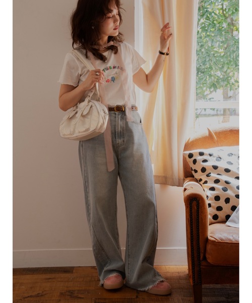 jumelle（ジュメロ）の「【Casselini】ナイロンミニボストン（ボストンバッグ・レディース・オフホワイト/ブラック・FREE）」の14枚目の写真