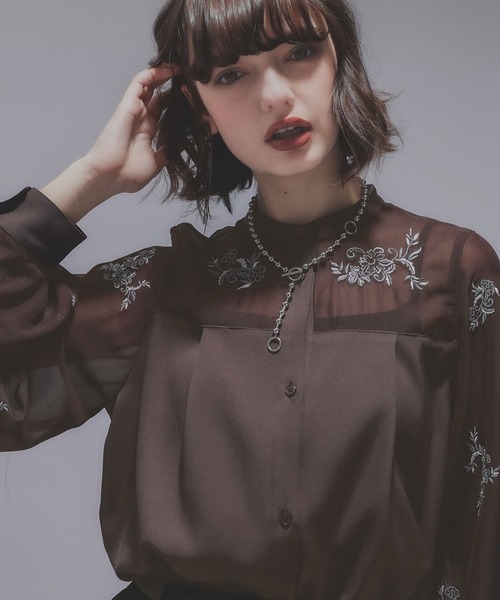 セール】シシュウシアーシャツ(HARE)（シャツ/ブラウス）｜HARE