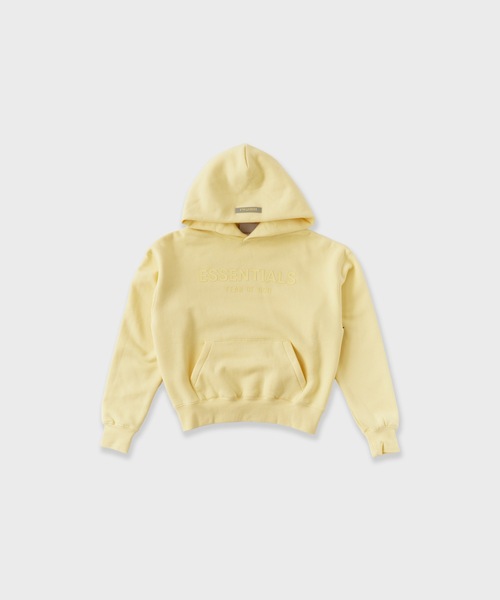 FOG ESSENTIALS(エフオージーエッセンシャルズ)の「FOG ESSENTIALS/エッセンシャルズ 21SSKIDS FRT HOODI パーカー(パーカー・キッズ・イエロー/モスグリーン/クリーム/ブラック/ベージュ・XS/S/M/L/XL)」の5枚目の写真