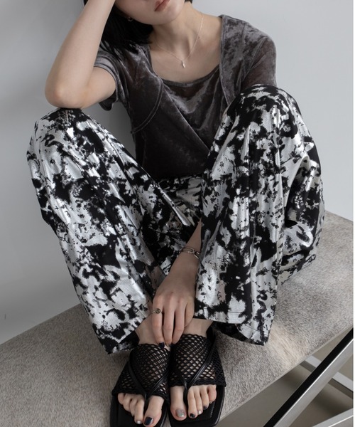 VACANCY(ヴァカンシー)の「【select item】スクエアトゥメッシュトングサンダル(サンダル・レディース・ブラック/ベージュ・MEDIUM/LARGE)」の8枚目の写真
