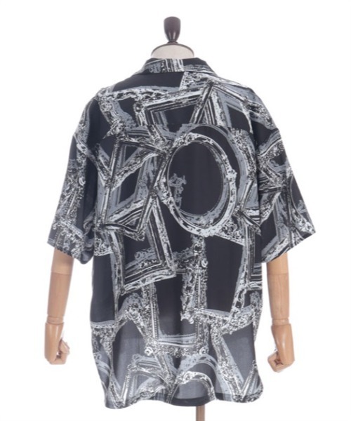 AXES-X（アクシーズエックス）の「額縁プリントアロハシャツ（シャツ/ブラウス・メンズ・ホワイト/ピンク/ブラック・X-LARGE/LARGE/MEDIUM）」の19枚目の写真