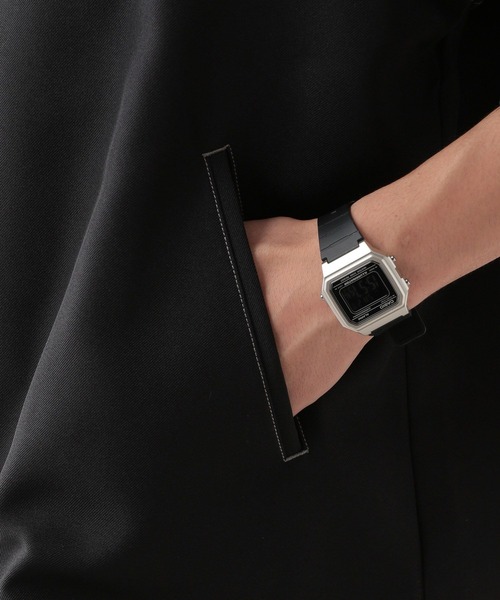 RAGEBLUE（レイジブルー）の「【セットアップ対応】配色ステッチ/オーバーサイズシャツ（シャツ/ブラウス・メンズ・ブラック/ホワイト/ネイビー/ベージュ・MEDIUM/LARGE）」の19枚目の写真