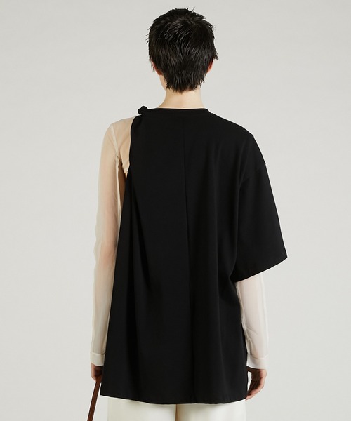 ツイストレイヤードトップ / Twist Layered Top レディース セール】レイヤードツイストオーバートップ / Layered Twist