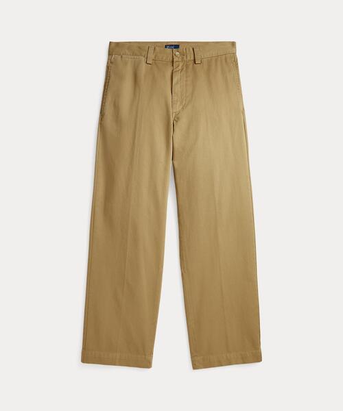 POLO RALPH LAUREN（ポロ ラルフ ローレン）の「コットン チノ ストレートレッグ パンツ（チノパンツ・レディース・ブラウン系3・0/00/2/6/4/8）」の7枚目の写真