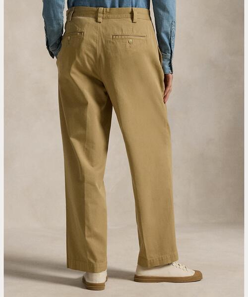 POLO RALPH LAUREN（ポロ ラルフ ローレン）の「コットン チノ ストレートレッグ パンツ（チノパンツ・レディース・ブラウン系3・0/00/2/6/4/8）」の5枚目の写真