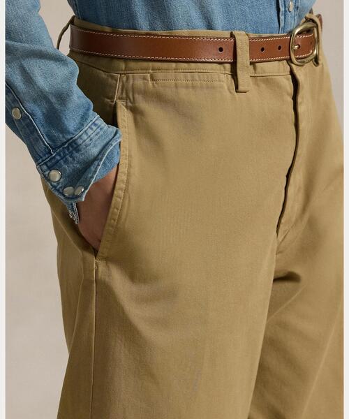 POLO RALPH LAUREN（ポロ ラルフ ローレン）の「コットン チノ ストレートレッグ パンツ（チノパンツ・レディース・ブラウン系3・0/00/2/6/4/8）」の4枚目の写真