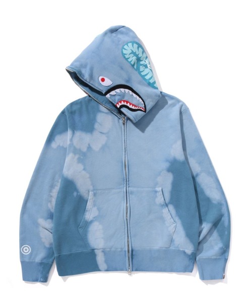 HAND DYE SHARK FULL ZIP HOODIE（パーカー）｜A BATHING APE