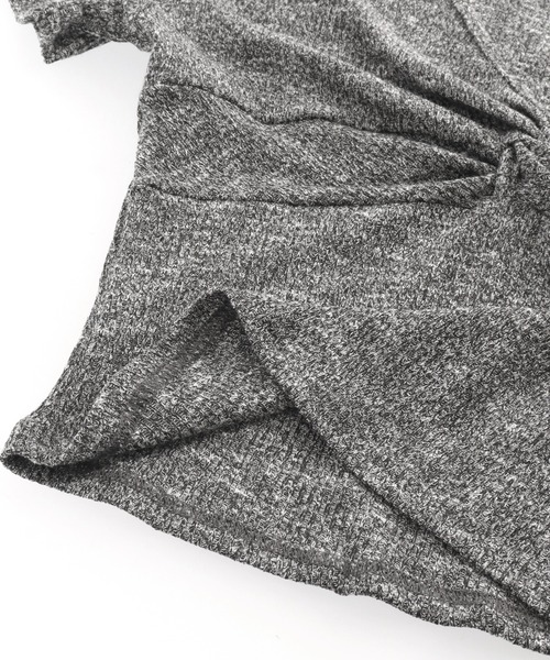 ANAP(アナップ)の「ワンピース風 リブ Tシャツ ロングスカート セットアップ(セットアップ・レディース・グレー/ブラック・FREE)」の15枚目の写真