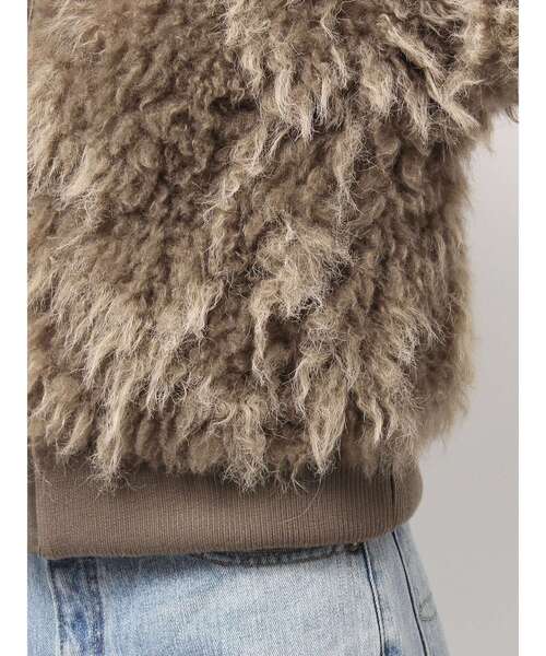 Ungrid（アングリッド）の「ミックスファーショートブルゾン（ブルゾン・レディース・ブラウン・FREE）」の18枚目の写真