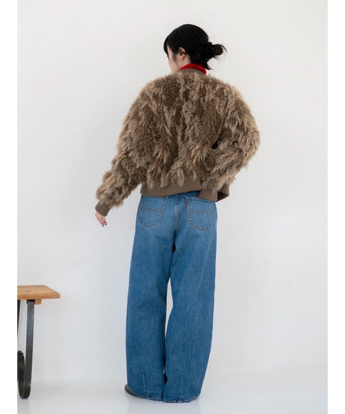 セール】ミックスファーショートブルゾン（ブルゾン）｜Ungrid（アン