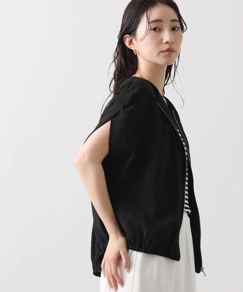 セール】クルーネックZIPフレンチジャケット（その他アウター