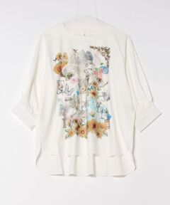 セール】552217：シチリアコラージュ チュール重ね袖プル