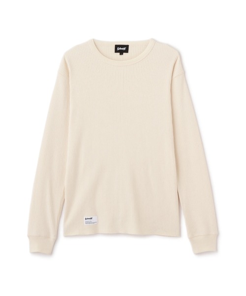 Schott(ショット)の「Schott/ショット/ARMY RIB LS T-SHIRT/アーミーリブ ロンT(Tシャツ/カットソー・メンズ・チャコールグレー/ナチュラル・M/2XL/XL/L)」の12枚目の写真
