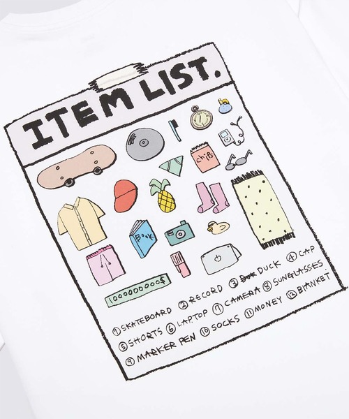 VANS(バンズ)の「RIROO ITEM LIST Tシャツ(Tシャツ/カットソー・メンズ・ブラック/ホワイト・SMALL/MEDIUM/LARGE/X-SMALL/X-LARGE)」の13枚目の写真